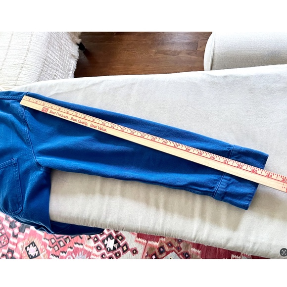 ZARA French Blue Cotton Chore Jacket - L - Picture 12 of 12